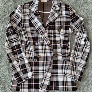 Altar'd State Plaid Blazer